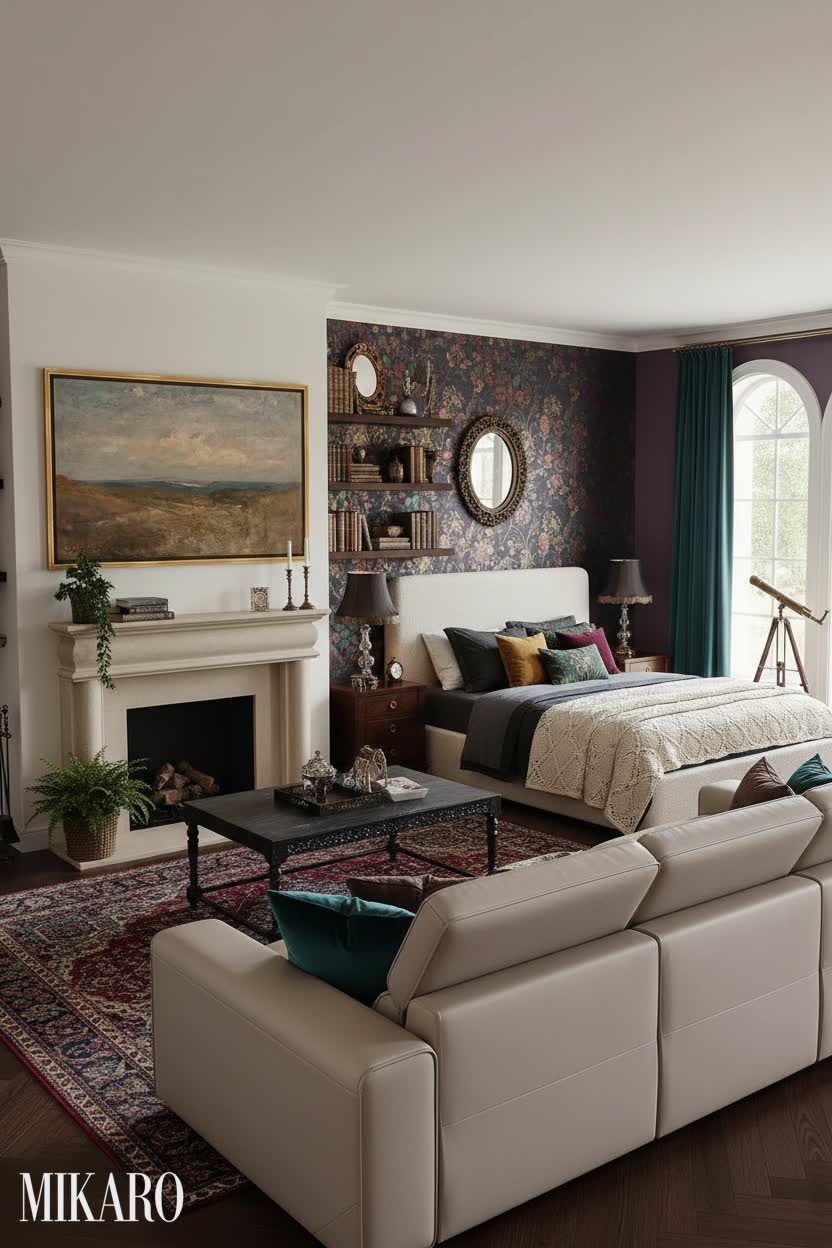 Whimsigoth Bedroom: Cozy Dark & Eclectic Textures