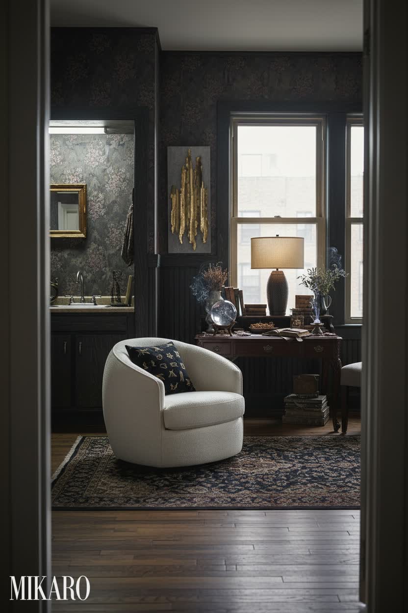 Whimsigoth: Enchanting Atelier in a Studio Apartment