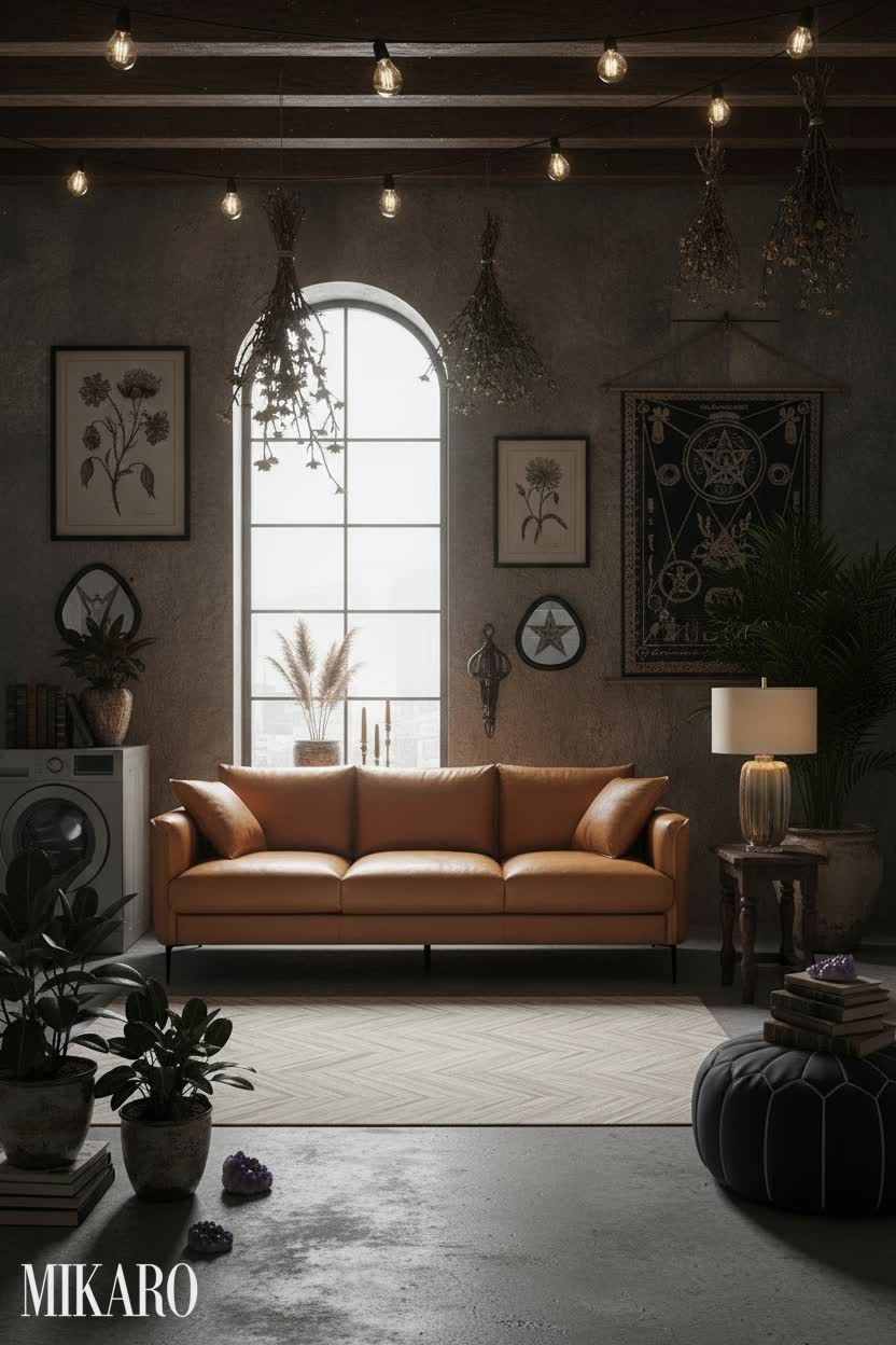 Whimsigoth: Enchanting Den in a Utility Room