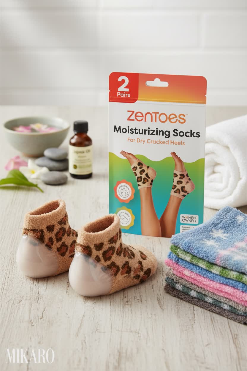 ZenToes Heel Socks: Wake Up to Softer, Smoother Heels